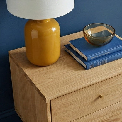 Wright Oak Bedside Table – view 6