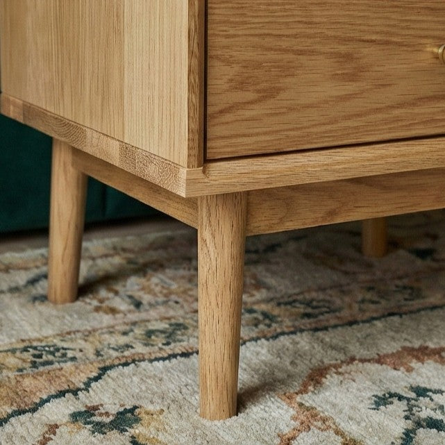 Wright Oak Bedside Table – view 8