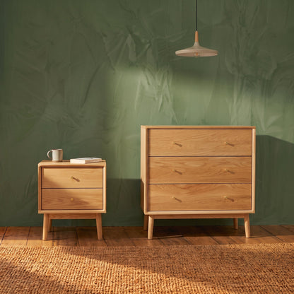 Wright Oak Bedside Table – view 9
