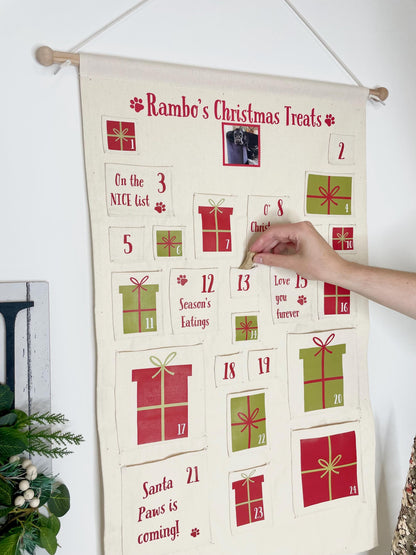 Personalised pet advent calendar - Custom dog advent calendar – view 2
