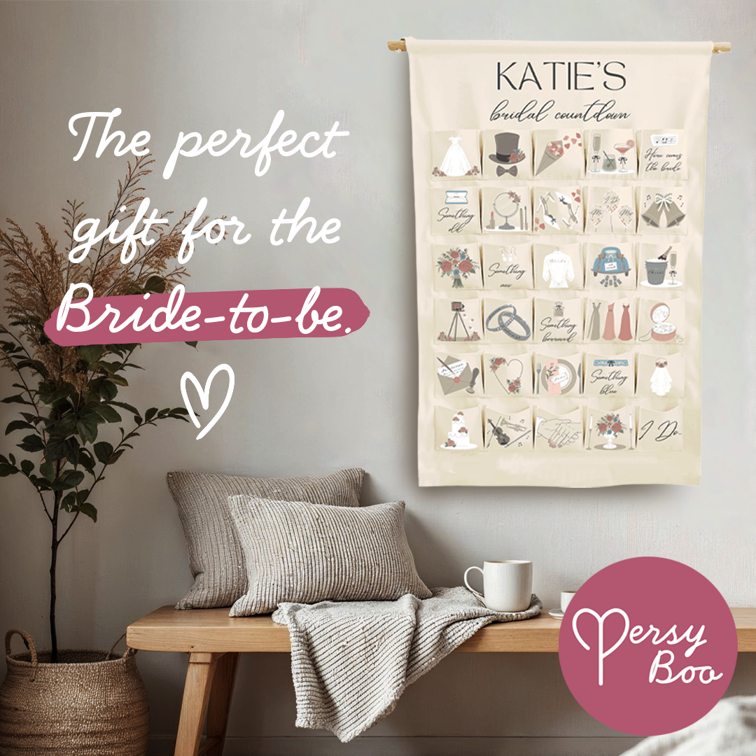 Personalised Bride-to-Be Countdown Calendar – Bridal Gift