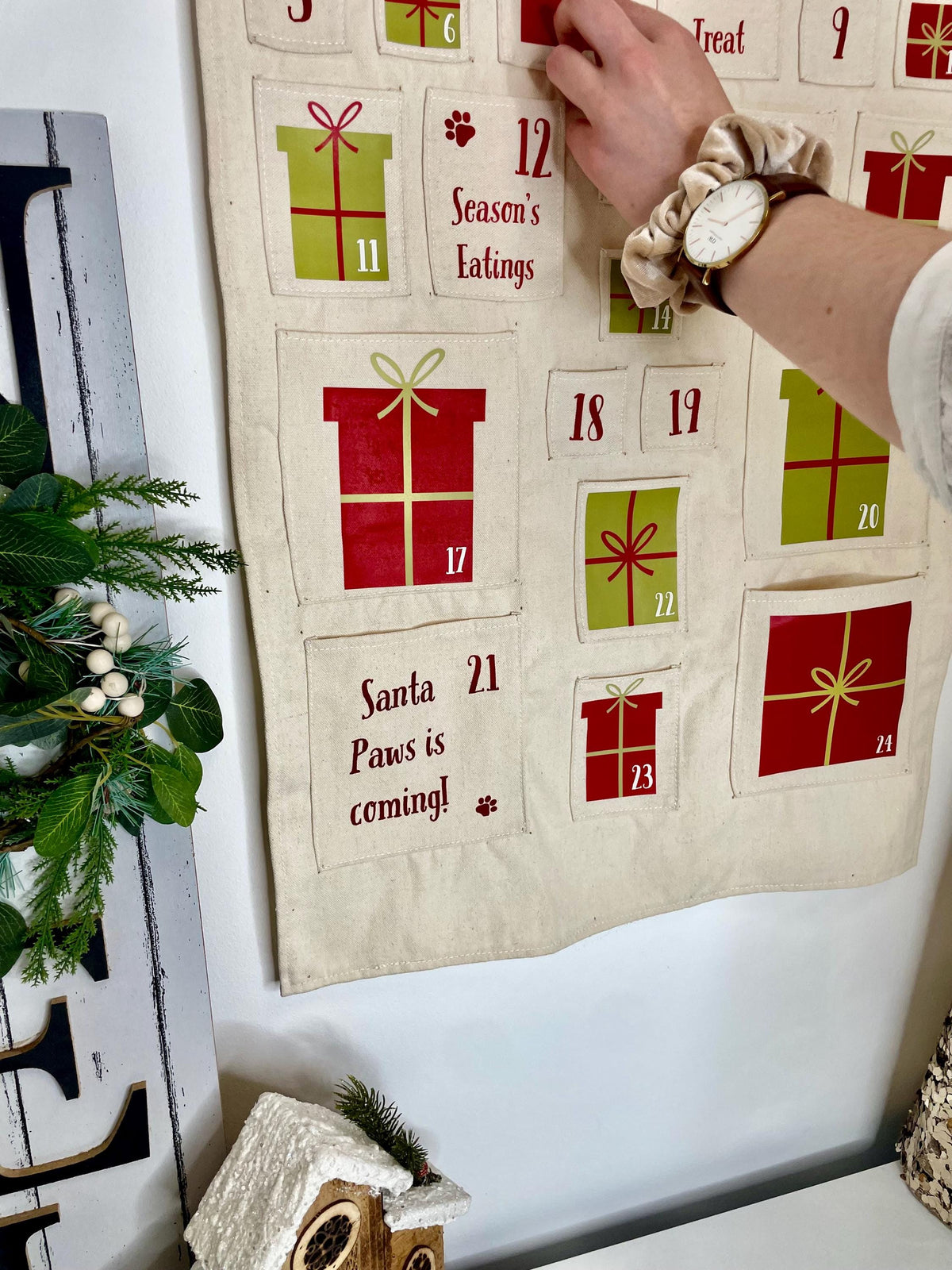 Personalised pet advent calendar - Custom dog advent calendar – view 6