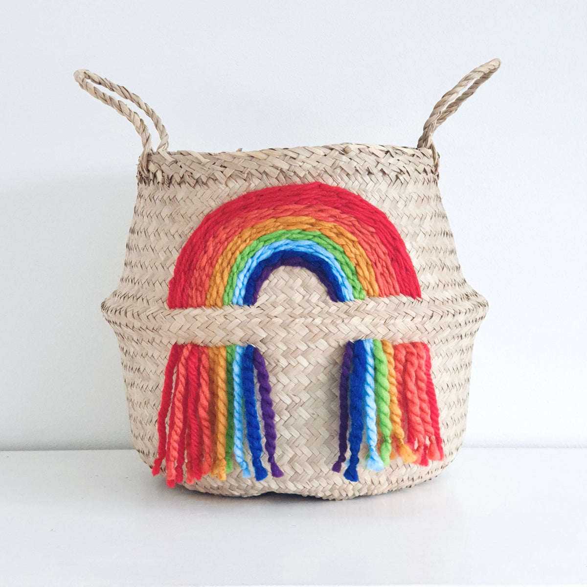 Vivid rainbow basket - Large