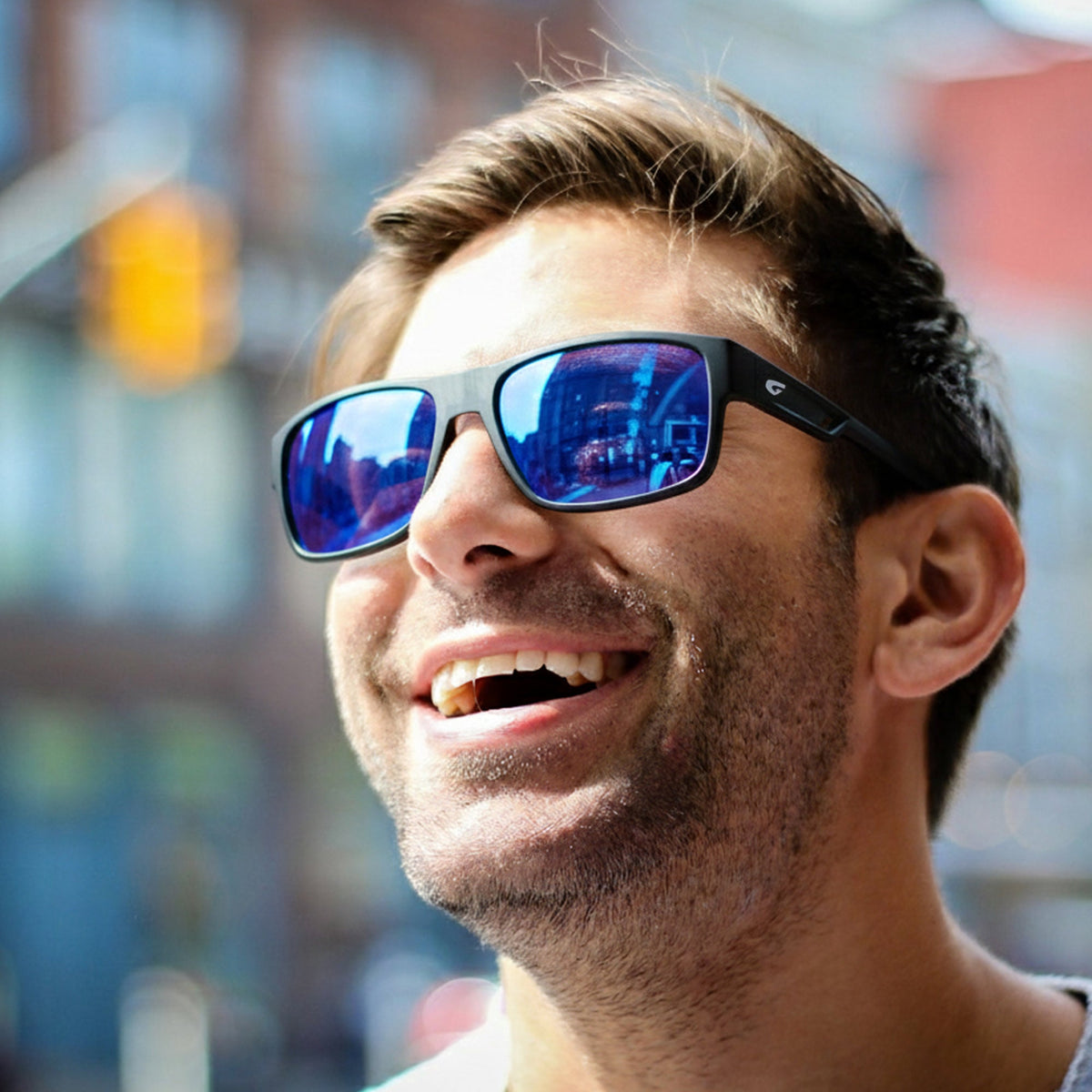 Unisex Sahil Polarised UV400 Sport Sunglasses with Mirror Scratch-Resistant Lens – view 4