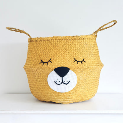 Yellow Lioness Basket - Extra Large