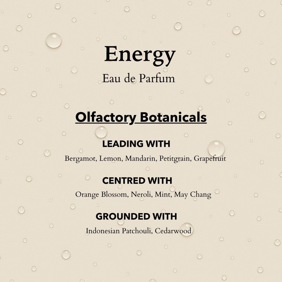Energy Functional Parfum