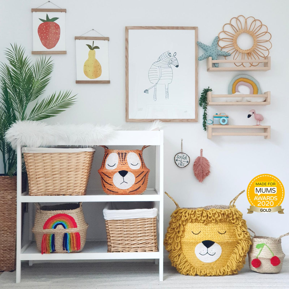 Yellow Lion Basket - Extra Large – view 3