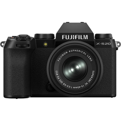 Fujifilm X-S20 Mirrorless Digital Camera - Black