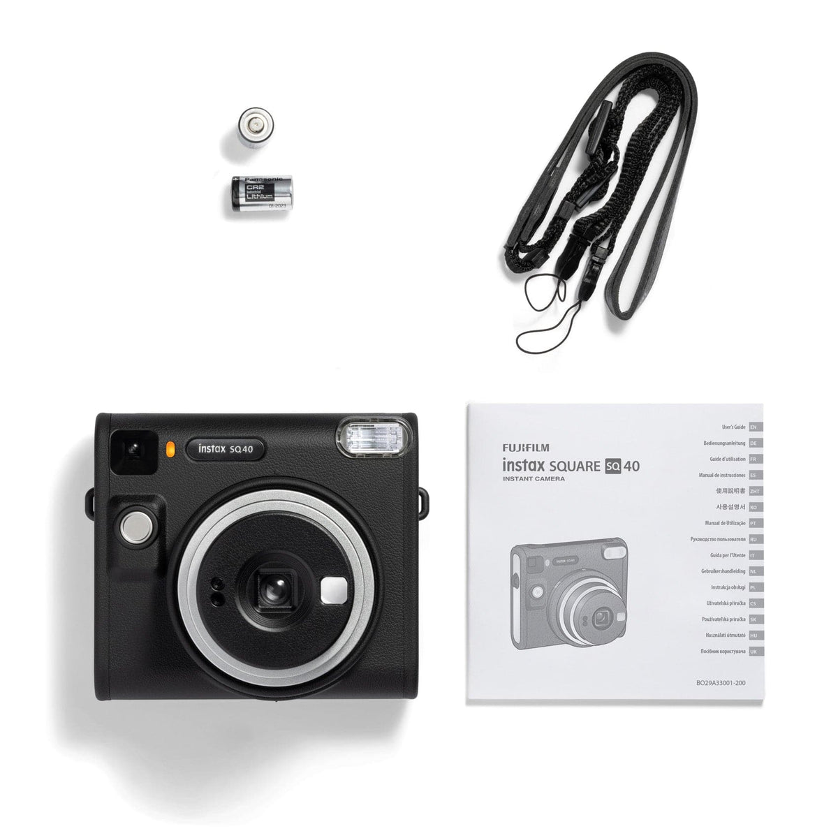 Fujifilm Instax Square Sq40 Instant Camera - Black – view 4