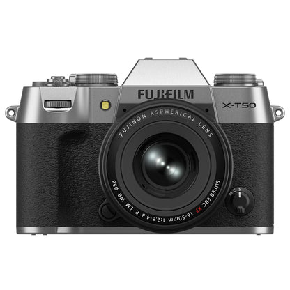 Fujifilm X-T50 Mirrorless Digital Camera - Silver