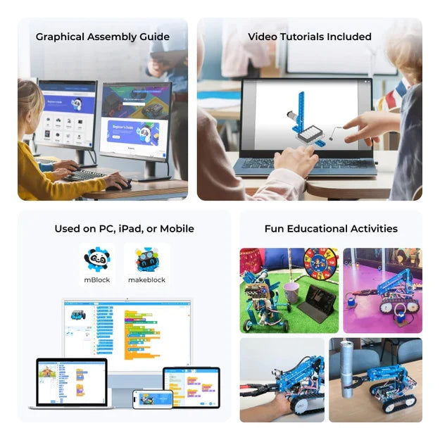 Makeblock mBot Ultimate: 10-in-1 Robot Building Kit for Students + Free Online course – view 5