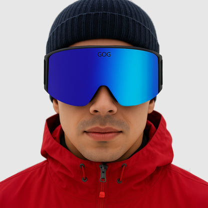 Unisex Stratus UV400 Ski Snowboard Goggles with Anti-Fog Mirror Double Lens – view 7