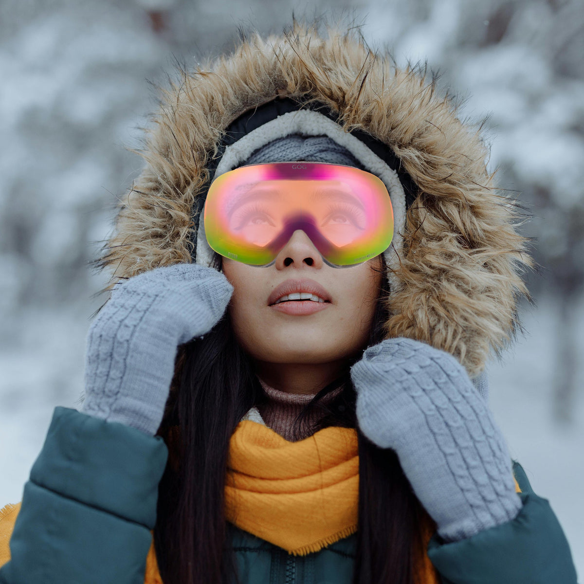 Unisex Ryder UV400 Ski Snowboard Goggles with Anti-Fog Mirror Double Lens – view 15