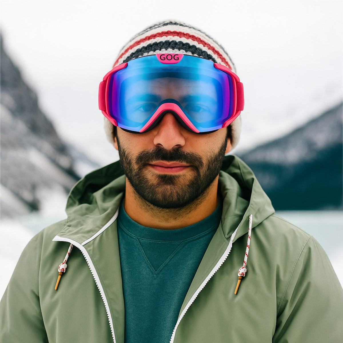 Unisex Nebula UV400 Ski Snowboard Goggles with Anti-Fog Mirror Double Lens – view 8