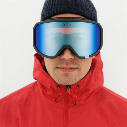 Zero UV400 Ski Snowboard Goggles with Anti-Fog Hydrophobic Mirror Double Lens – view 3