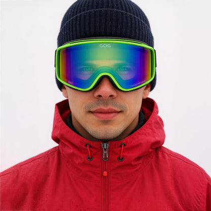 Roxie UV400 Ski Snowboard Goggles with Anti-Fog Mirror Hydrophobic Double Lens – view 3