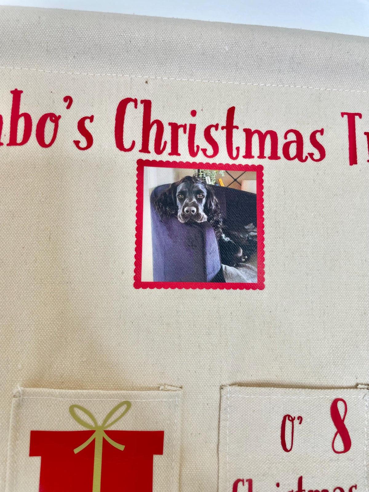Personalised pet advent calendar - Custom dog advent calendar – view 3