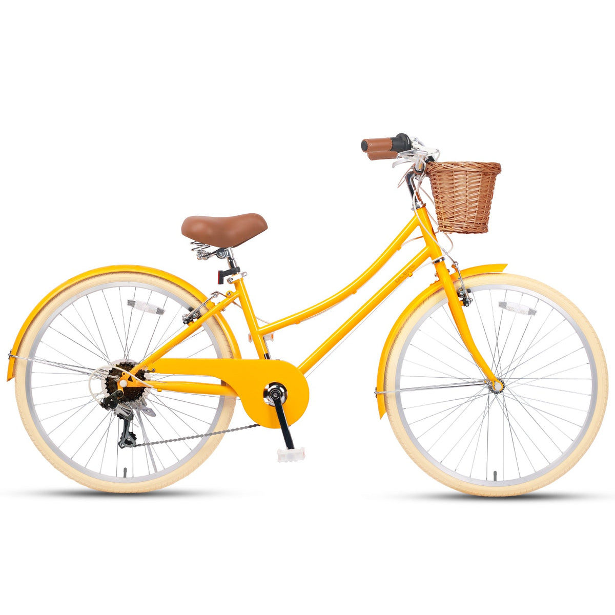 Glerc 26 Inch Beach Cruiser Hybrid Kids Bike - Missy – view 6