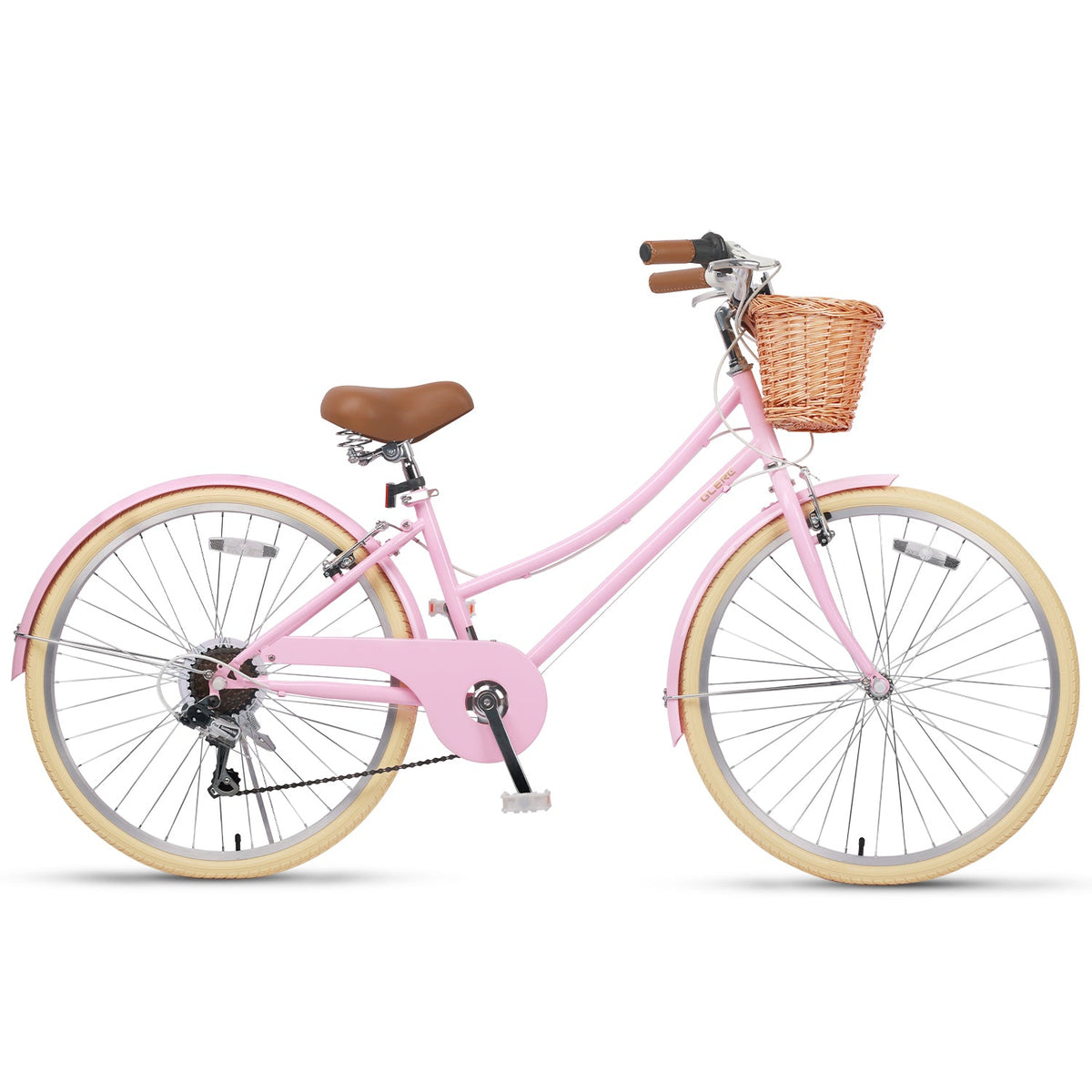 Glerc 26 Inch Beach Cruiser Hybrid Kids Bike - Missy – view 11