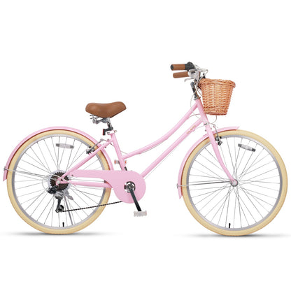 Glerc 26 Inch Beach Cruiser Hybrid Kids Bike - Missy – view 11