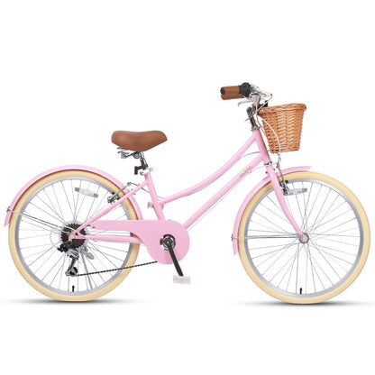 Glerc 24 Inch Beach Cruiser Hybrid Kids Bike - Missy – view 11