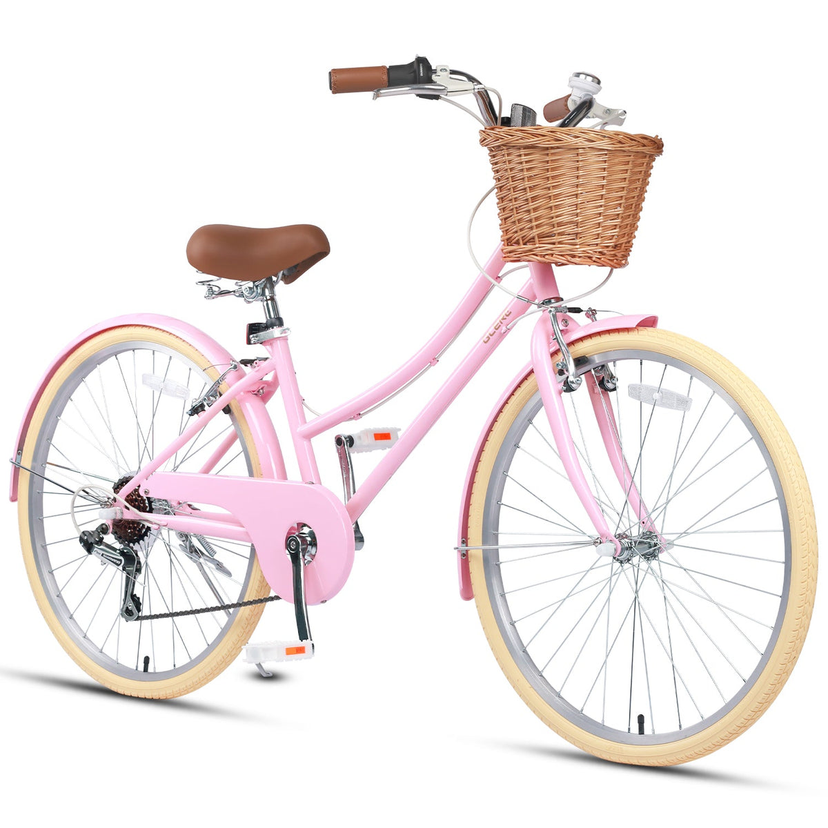 Glerc 26 Inch Beach Cruiser Hybrid Kids Bike - Missy – view 13