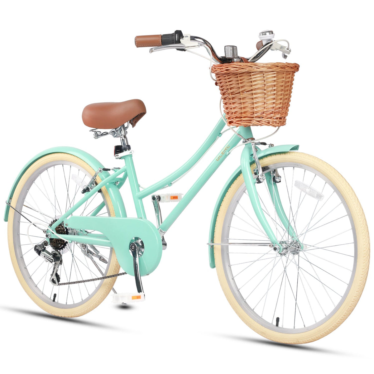 Glerc 24 Inch Beach Cruiser Hybrid Kids Bike - Missy – view 3