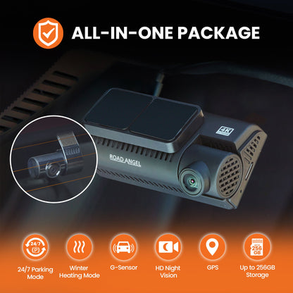 Road Angel Halo Ultima Dual 4K Front & 1080p Rear Dash Cam – view 4