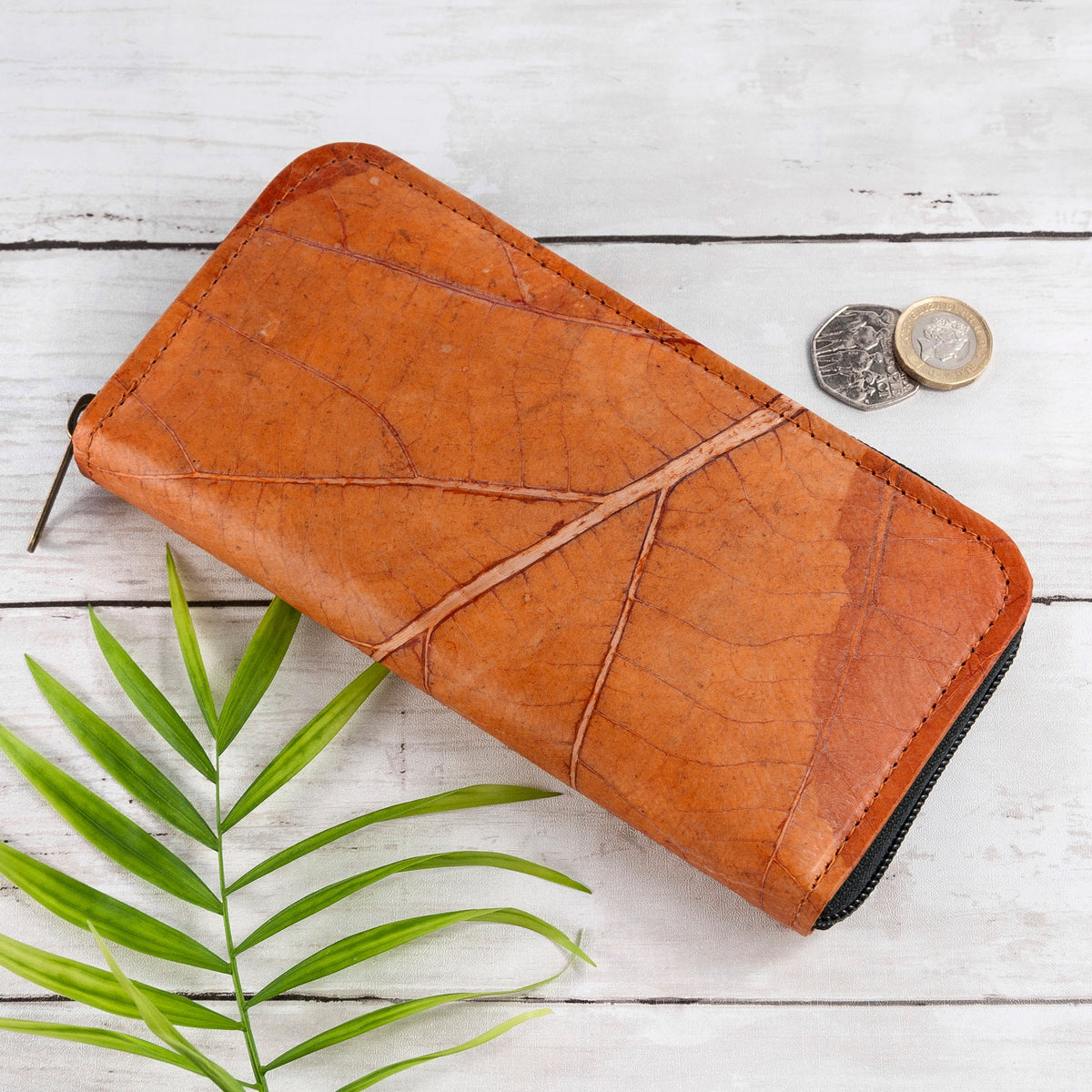 Vegan Leather Zip Over Purse