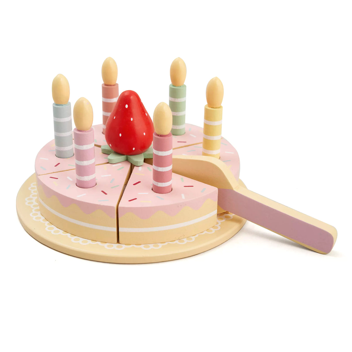 Little Baker Wooden Birthday Cake
