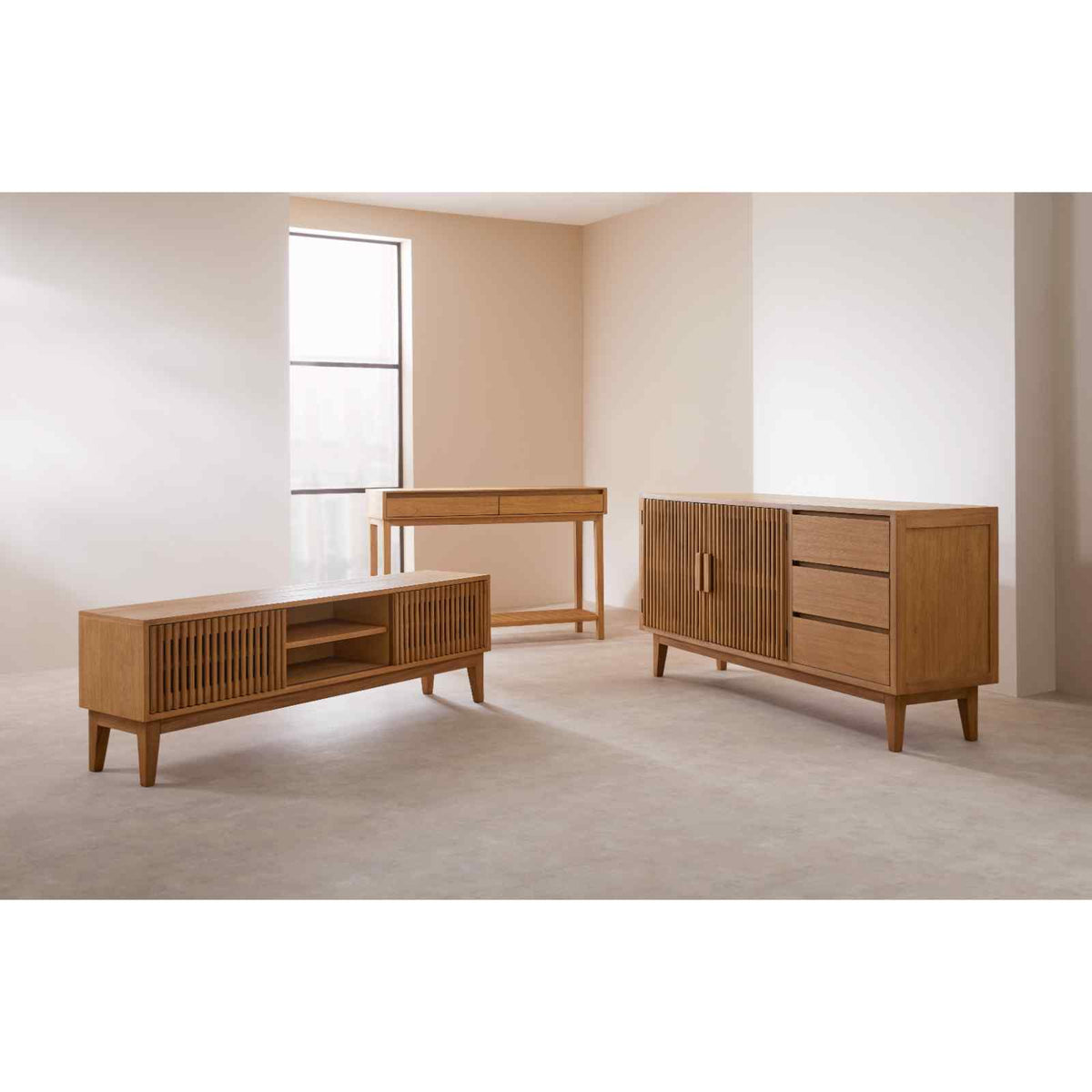 Melia Console Table with Two Drawers – view 8