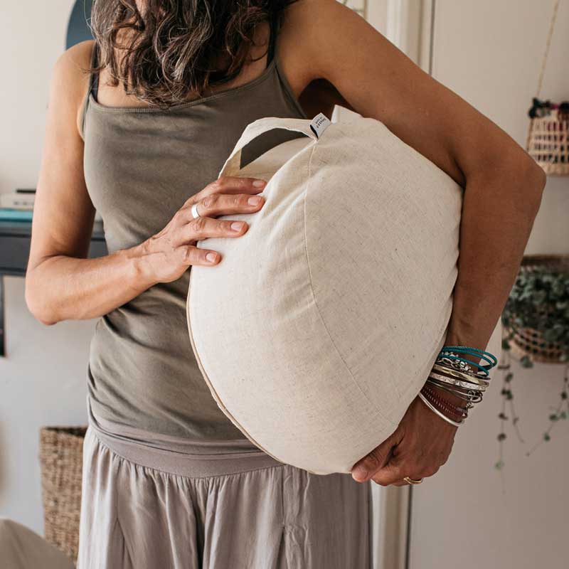 Natural Meditation & Yoga Cushion – view 2