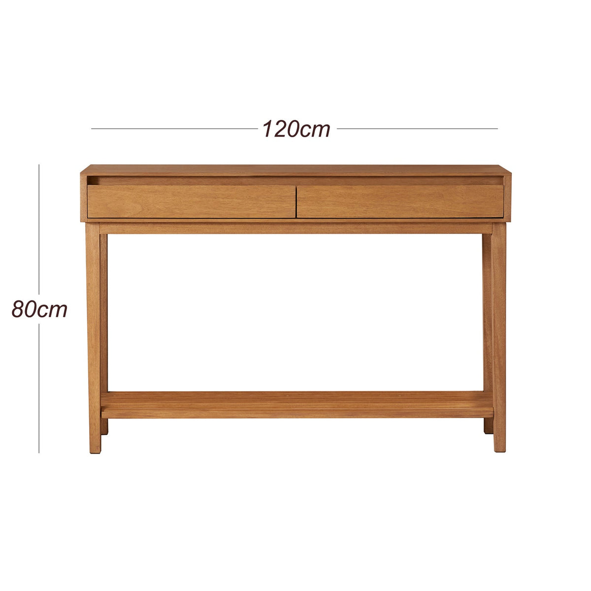 Melia Console Table with Two Drawers – view 9