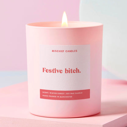 Festive Bitch Candle