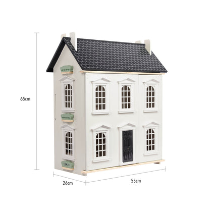 Noble Wooden Dollhouse with 11-Piece Furniture Set – view 11