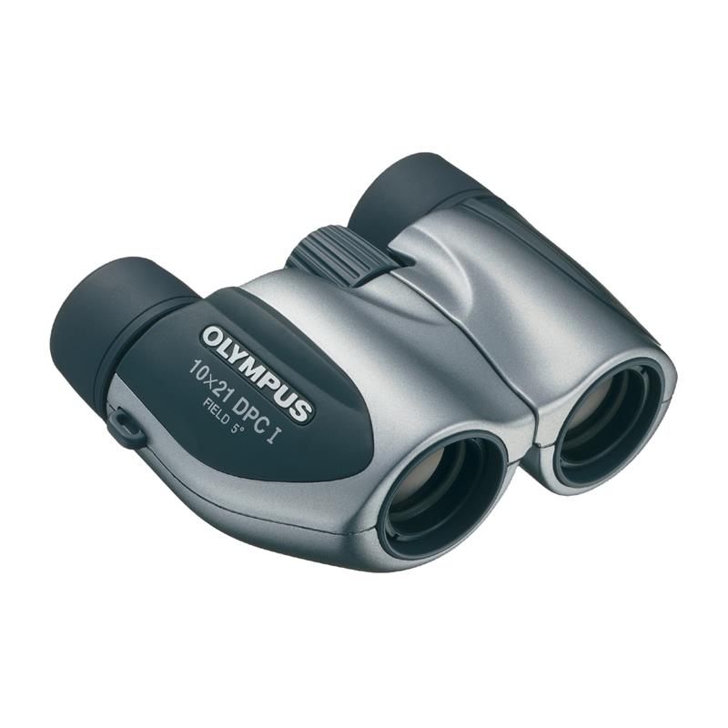 Olympus 10x21 Dpc I Binoculars with Case - Silver