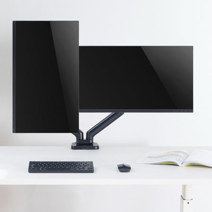 ProperAV Desk Monitor Mount 17" - 32" Dual Articulated Swing Arm Vesa Max 100x100 – view 2