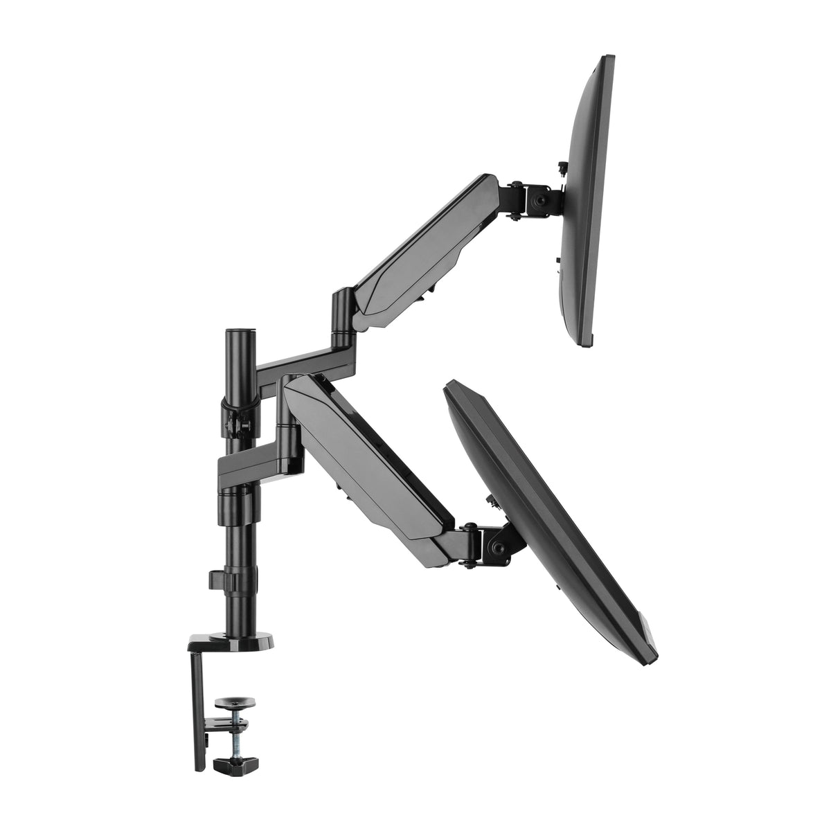 ProperAV Desk Monitor Mount 17" - 32" Extra Height Dual Articulated Swing Arm Vesa Max 100x100 – view 4