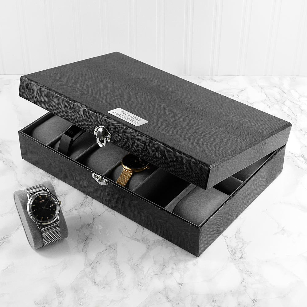 Personalised Luxury 12 Piece Watch Box