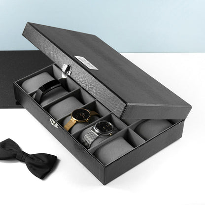 Personalised Luxury 12 Piece Watch Box