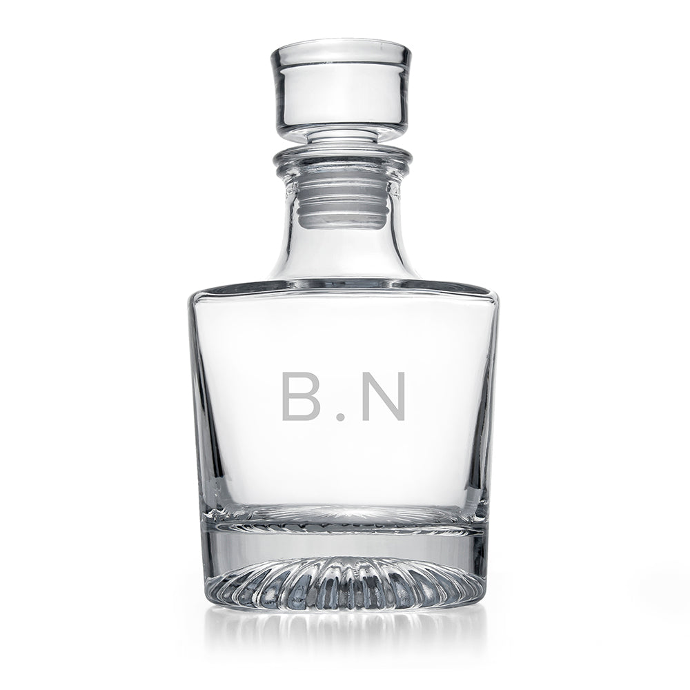 Personalised Elegance Initials Round Decanter