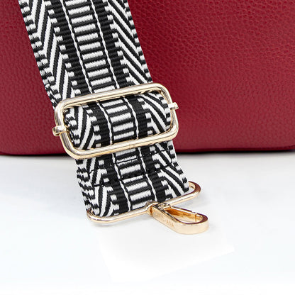 Personalised Luxury Crossbody Bag in Red – view 8