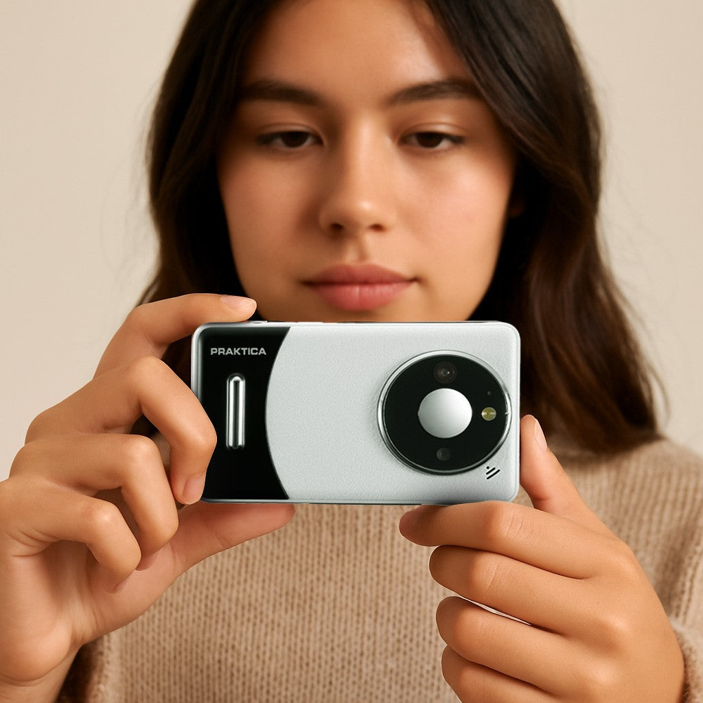 Praktica Dz13 Compact Digital Camera - White & Black – view 2
