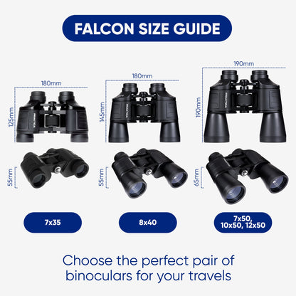 Praktica Falcon 10x50mm Porro Prism Field Binoculars - Sand – view 4