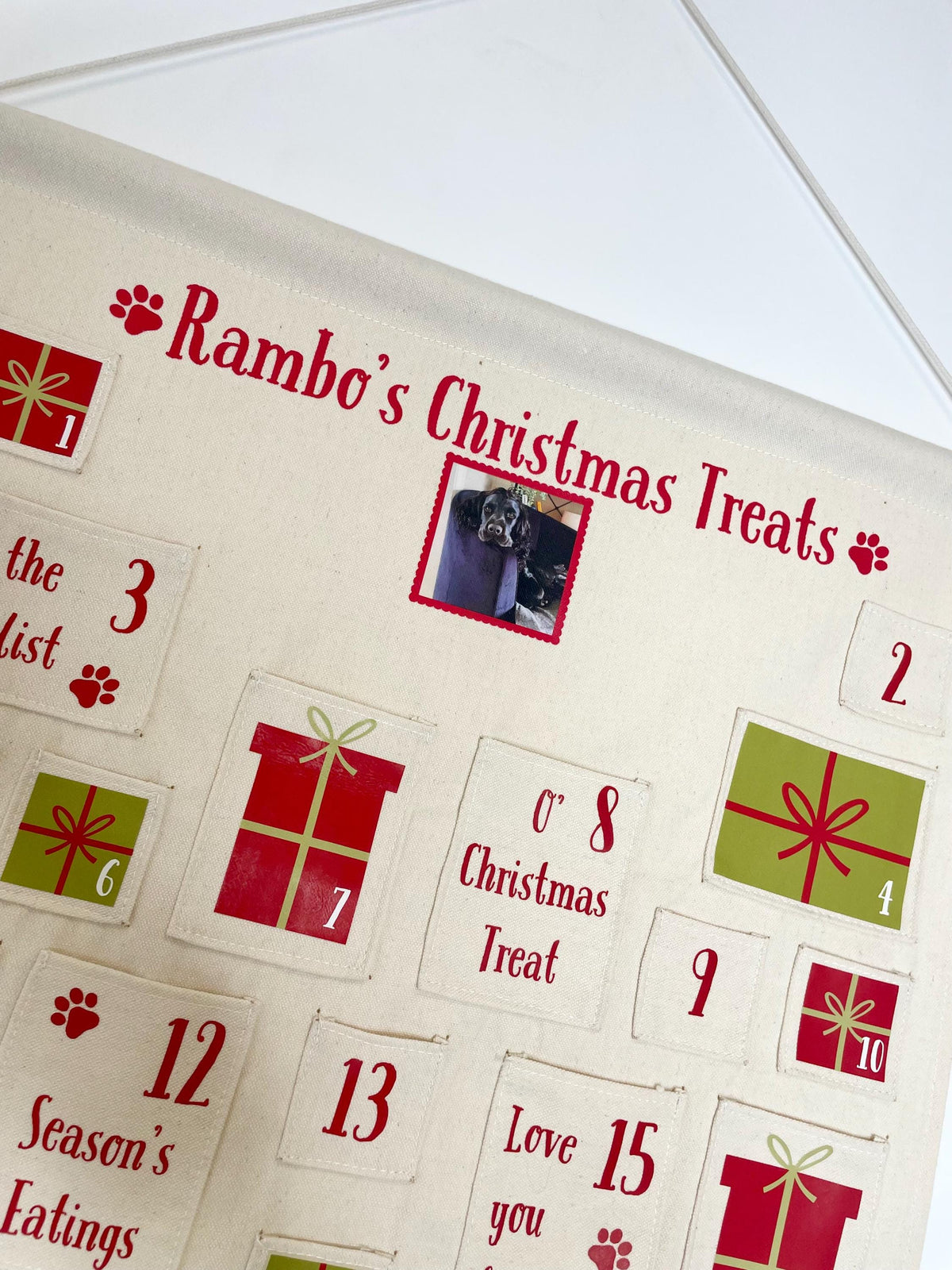 Personalised pet advent calendar - Custom dog advent calendar – view 7