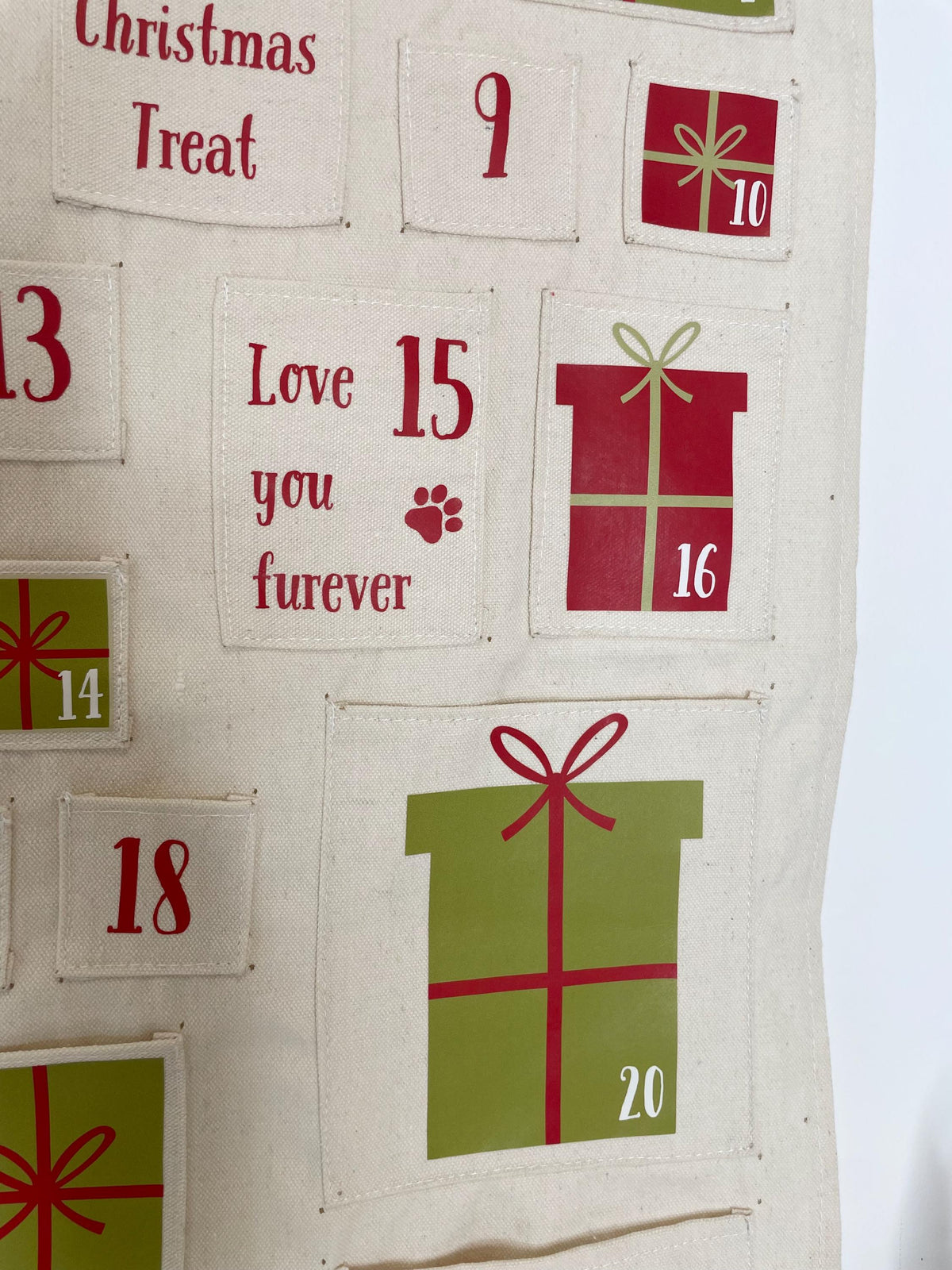 Personalised pet advent calendar - Custom dog advent calendar – view 4