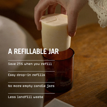 Sugi Scented Candle & Refill
