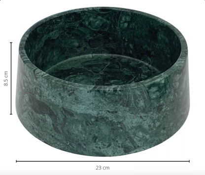 Dark Green Marble Dog Bowl – view 5