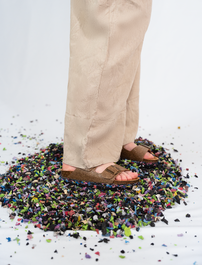 Coco Recycled Palm Fibre Sandal - Brown – view 5