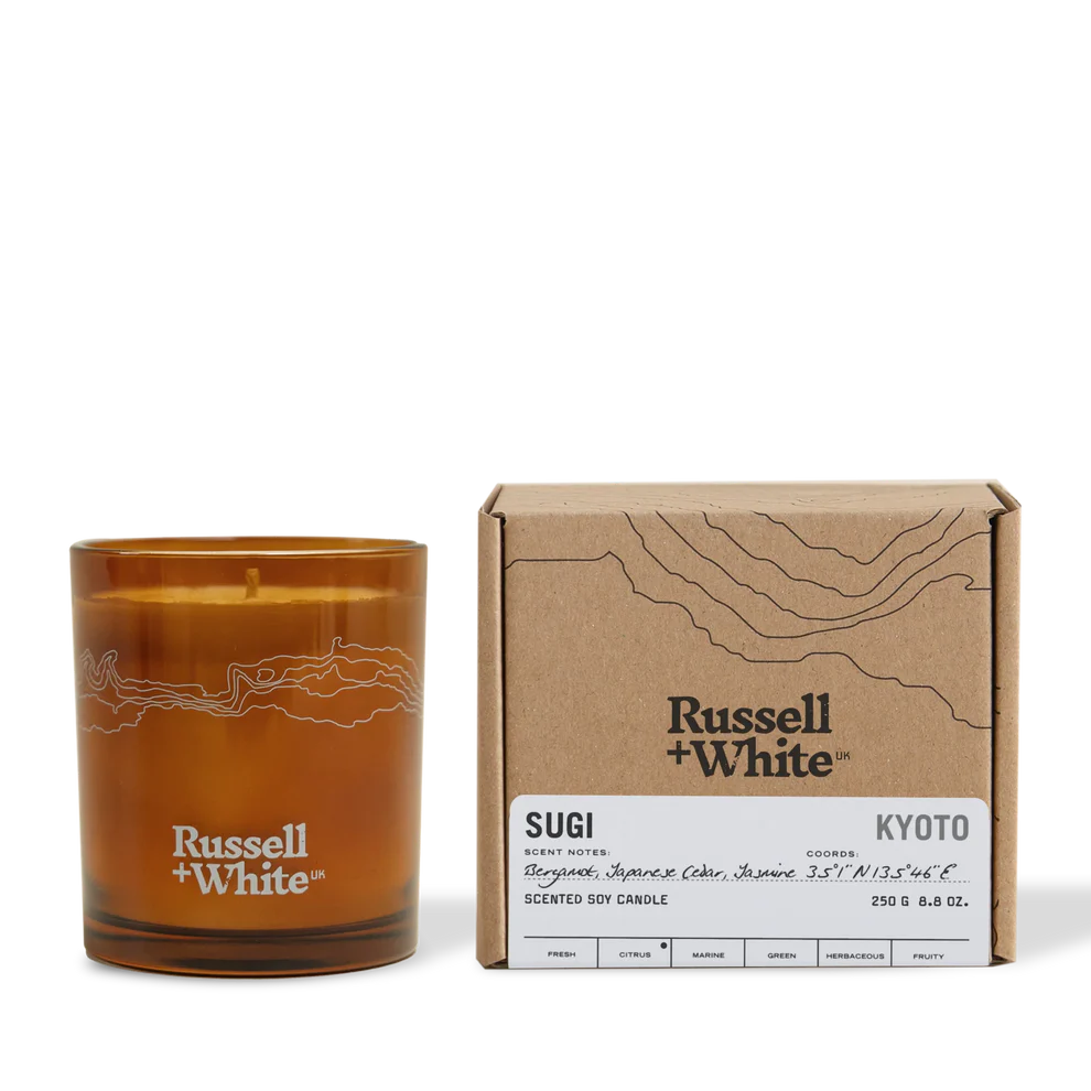 Sugi Scented Candle & Refill